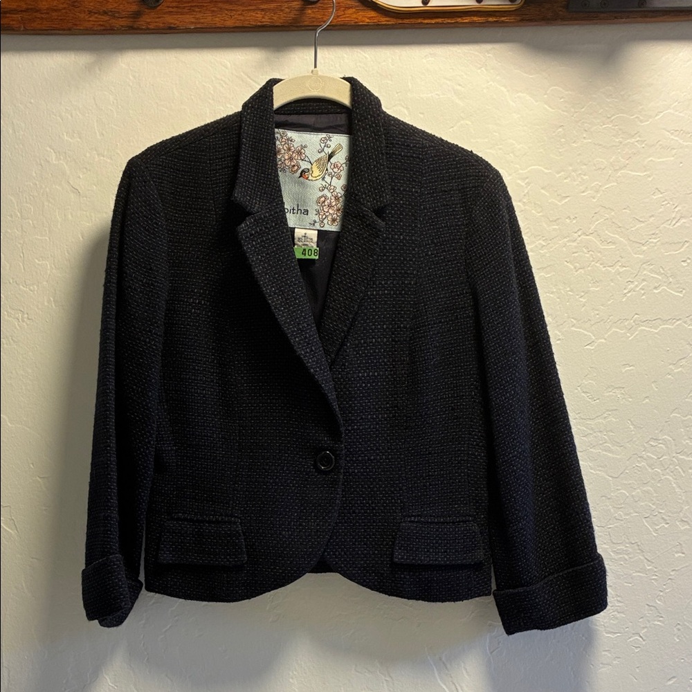 Anthropologie Tabitha Textured Blazer, Size 8